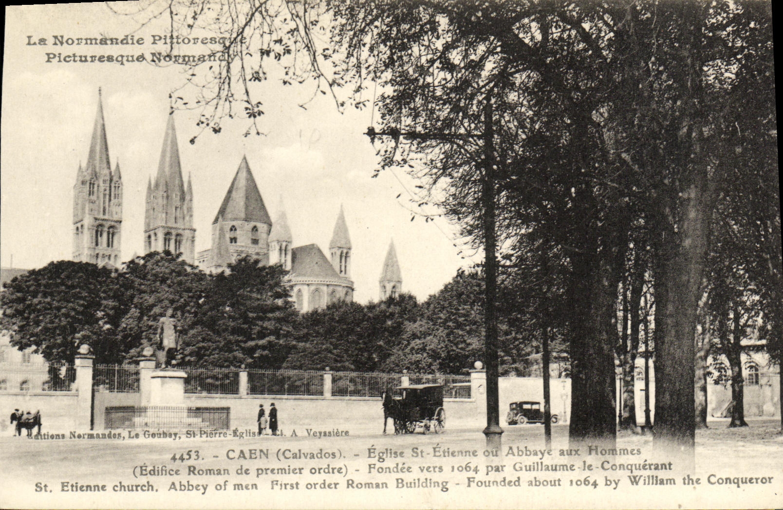 CPA Caen Eglise Saint Etienne ou abbaye aux hommes
