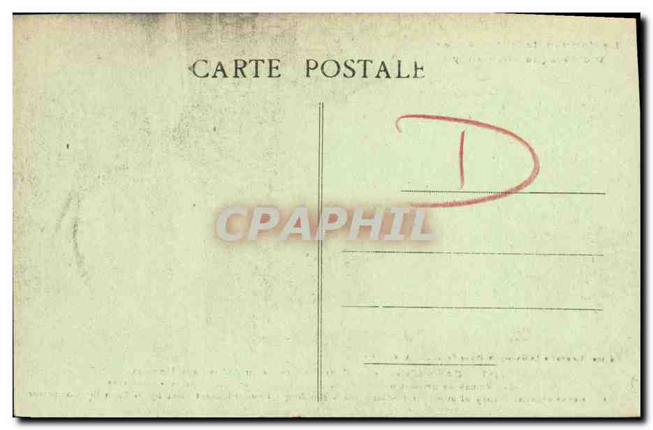 CPA Caen Eglise Saint Etienne ou abbaye aux hommes — Verso