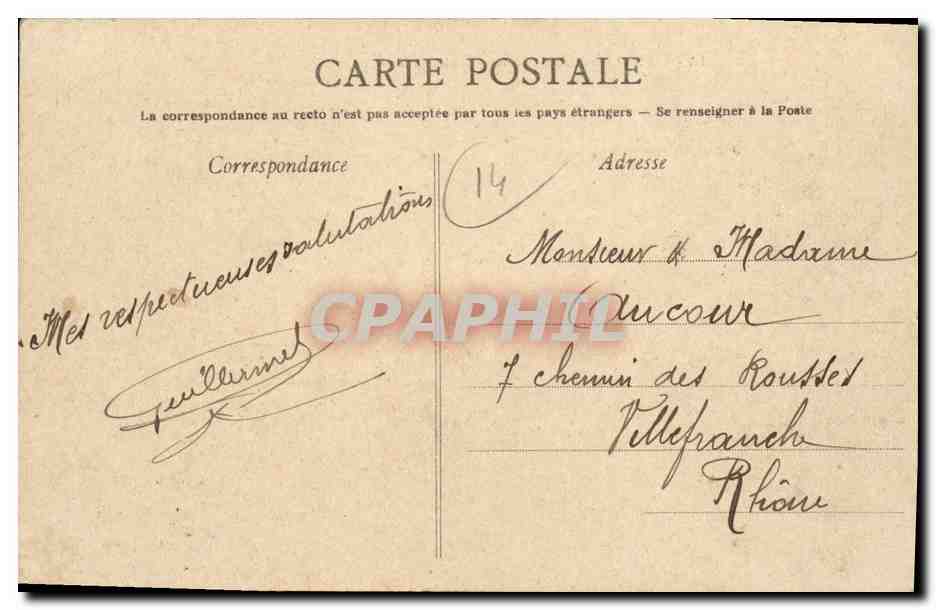 CPA Caen Abside de L abbaye aux Hommes — Verso