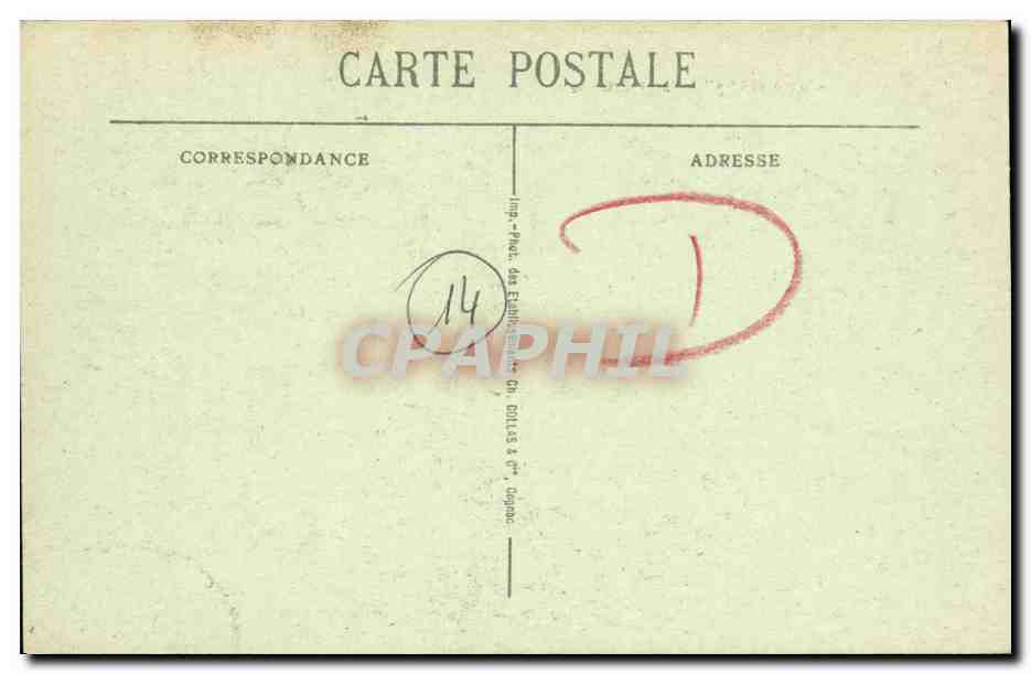 CPA Caen Abside de L Eglise Saint Etienne — Verso