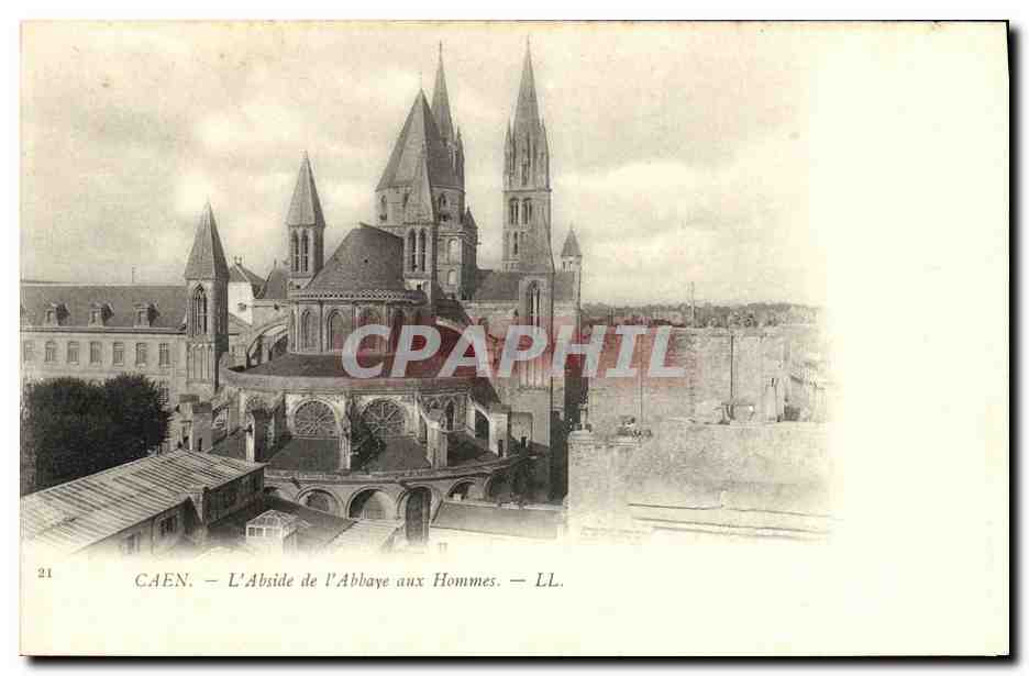 Caen — L'Abside de l'Abbaye aux Hommes — LL. n°21