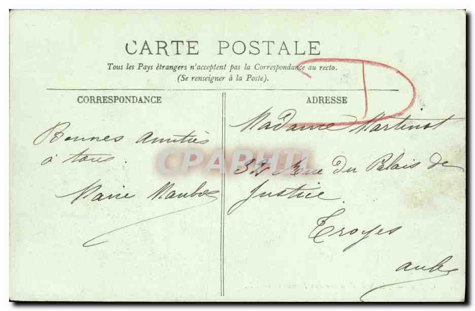 CPA Caen Abside de l Abbaye aux Hommes — Rückseite