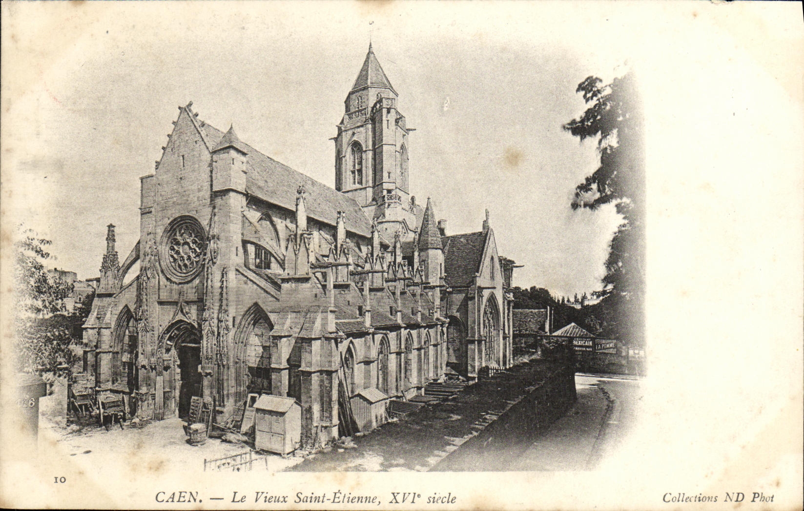 CPA Caen Le Vieux Eglise Saint Etienne