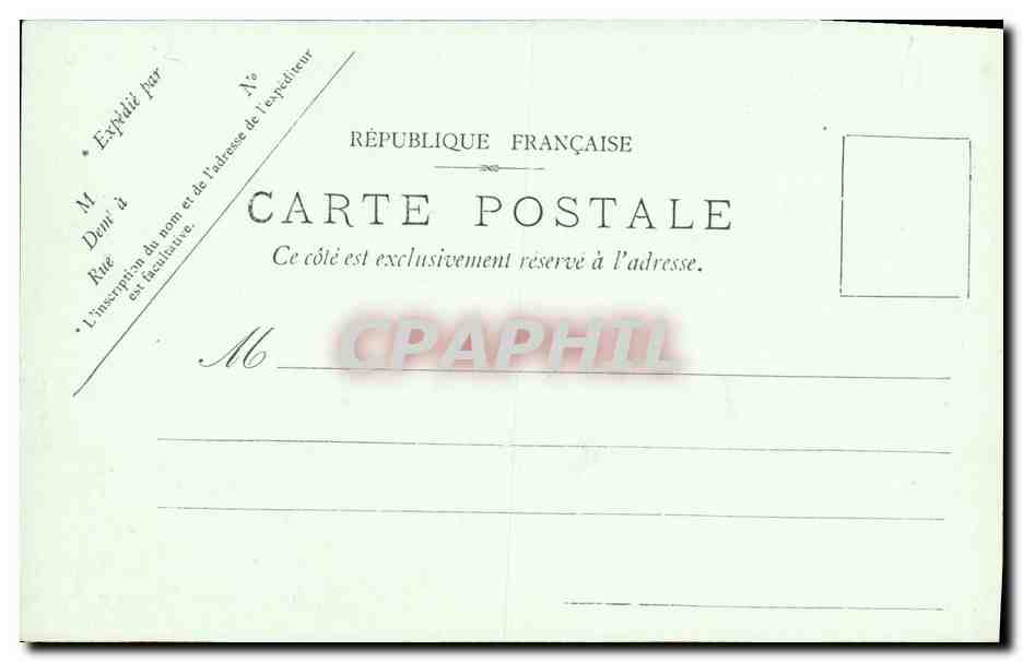 CPA Caen La Vieille Saint Gilles Eglise  — Verso