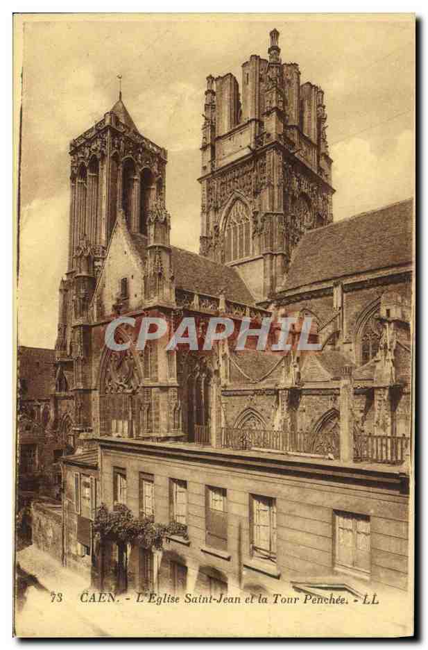 Caen - L'Église Saint-Jean et la Tour Penchée - LL
