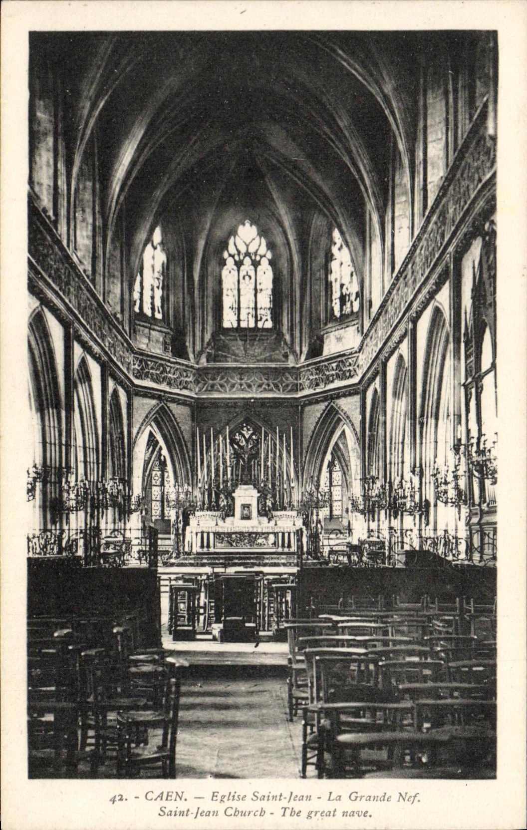 Caen — Église Saint-Jean — La Grande Nef