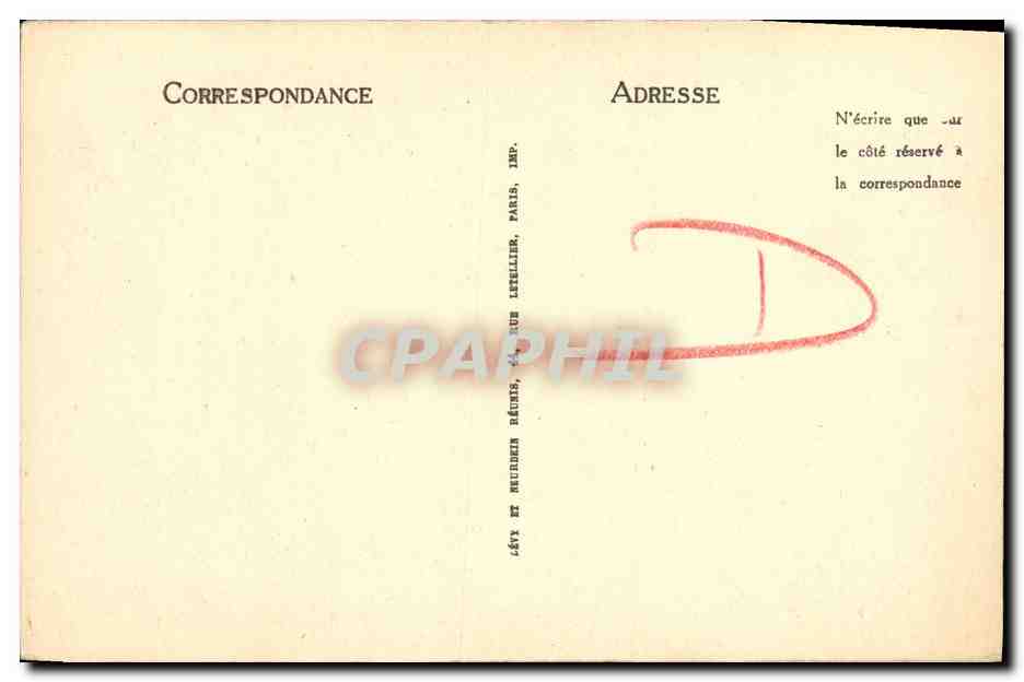 CPA Caen Eglise Saint et Tour penchee — Verso