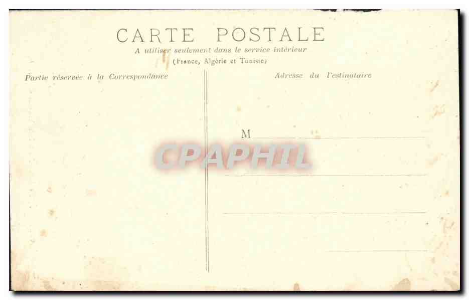CPA Caen L Eglise Saint Michel de Vaucelles — Verso