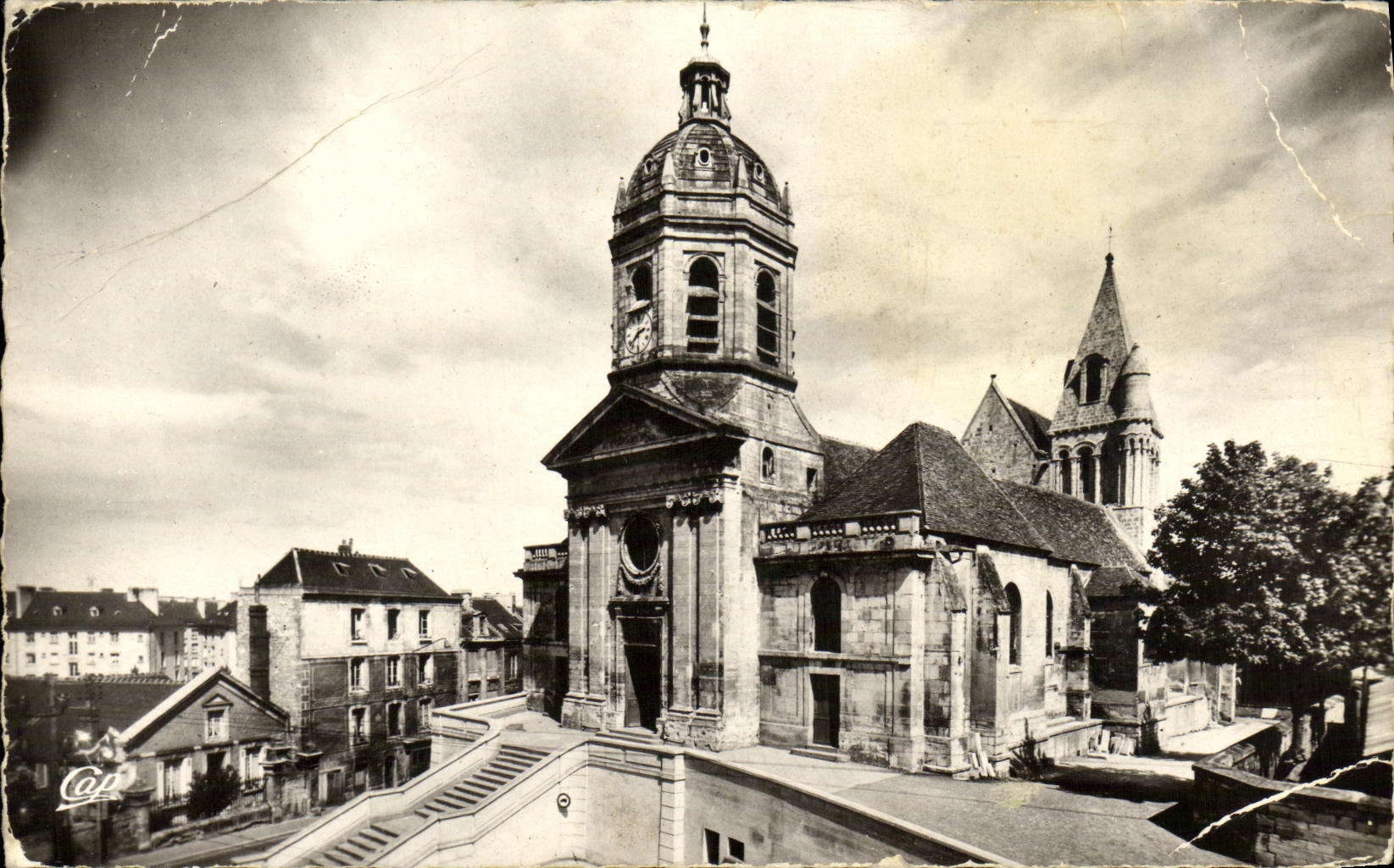 Caen - L'Église Saint-Michel — CPA Réal-Photo n°1161