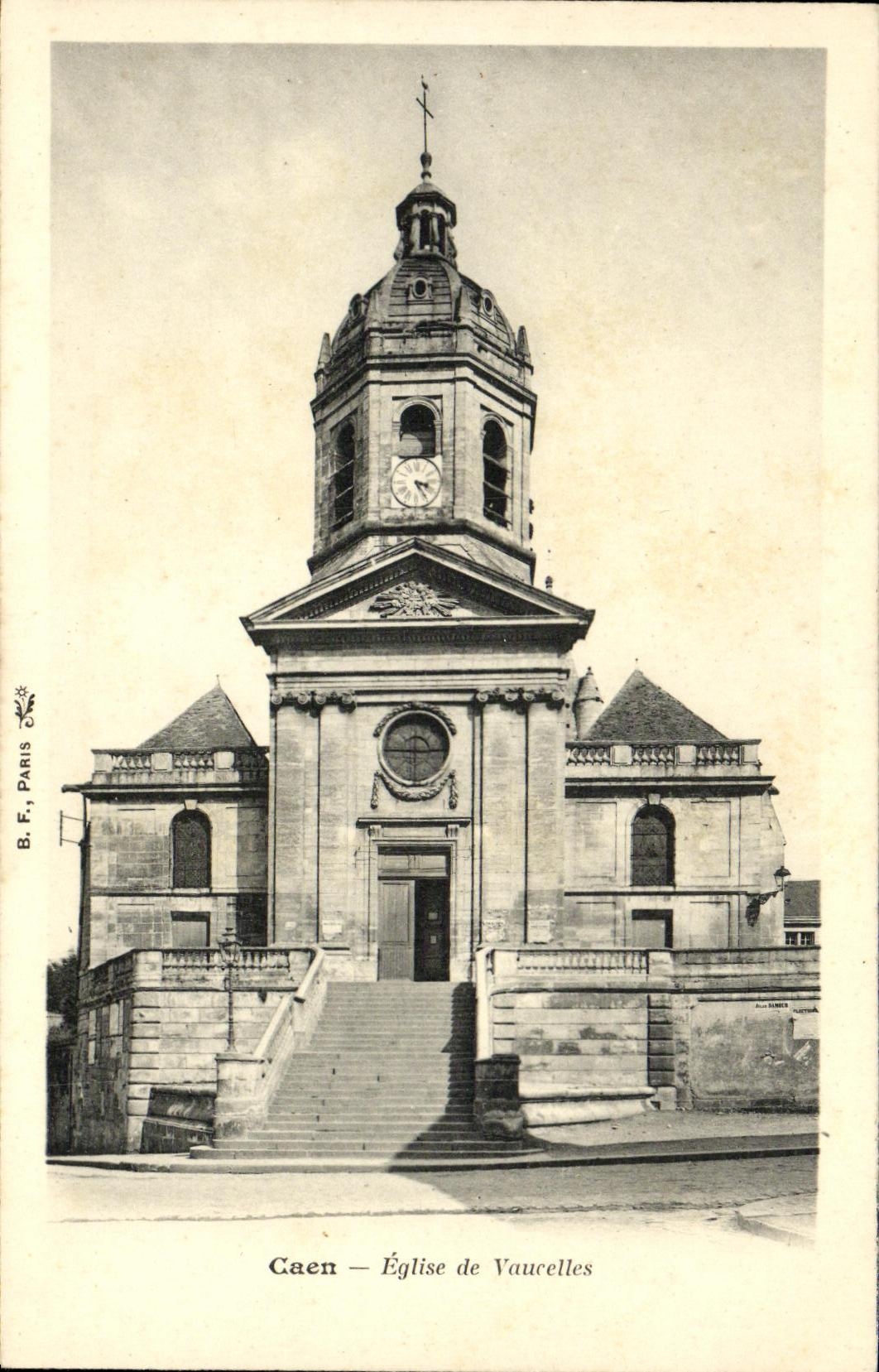 CPA Caen L Eglise Vaucelles