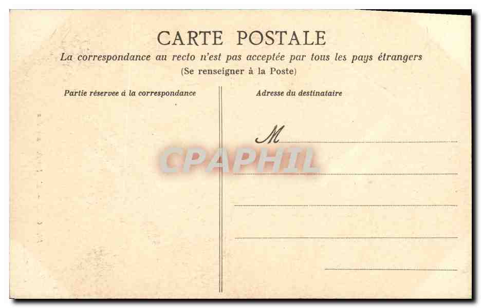 Caen — L'Église de Vaucelles — Collection AD, n°38 — Verso