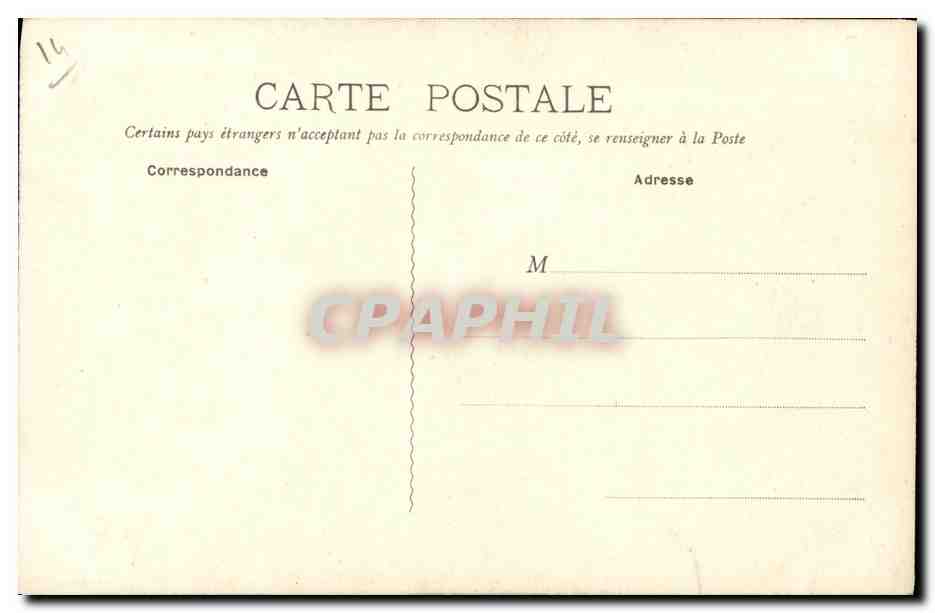 CPA Caen Vieux Saint Ouen — Verso