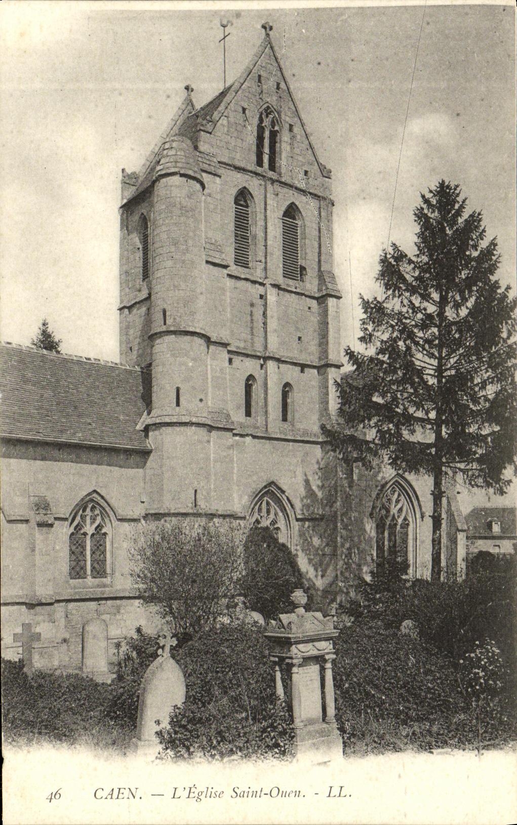 CPA Caen L Eglise Saint Ouen