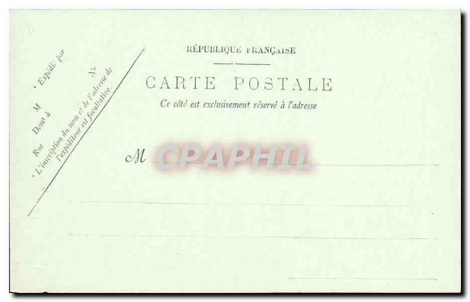 CPA Caen L Eglise Saint Ouen — Verso