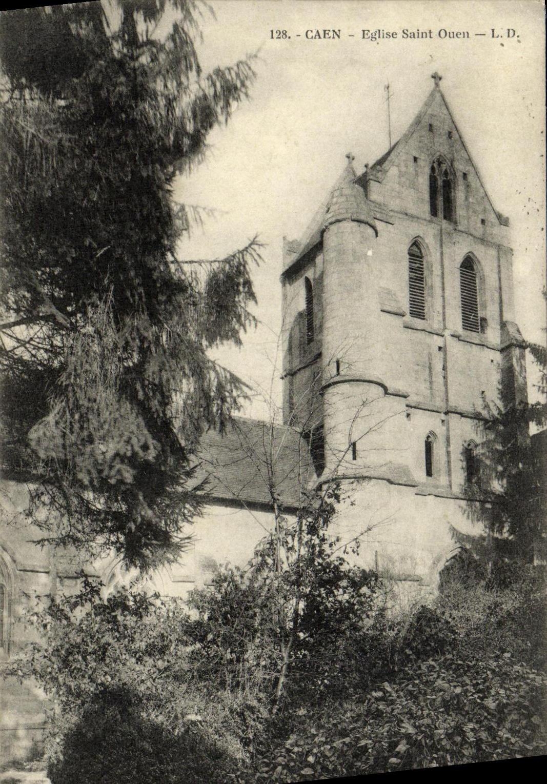 CPA Caen L Eglise Saint Ouen