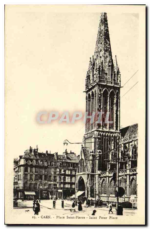 CPA Caen Place Saint Pierre