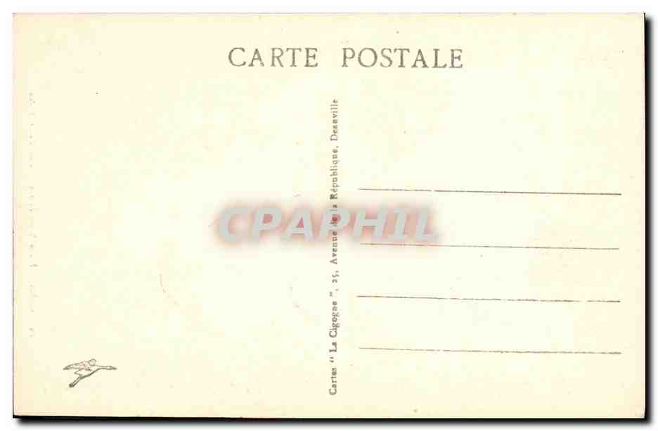 CPA Caen Place Saint Pierre — Verso