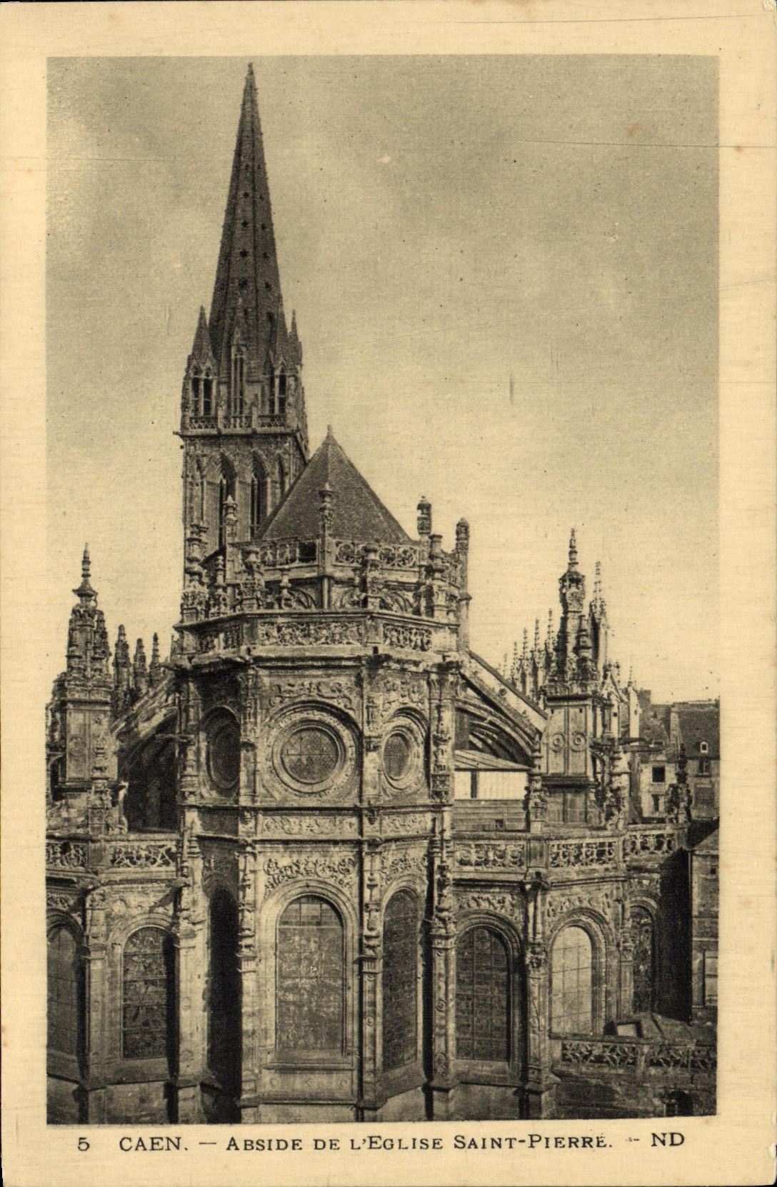 Caen — Abside de l'église Saint-Pierre — ND