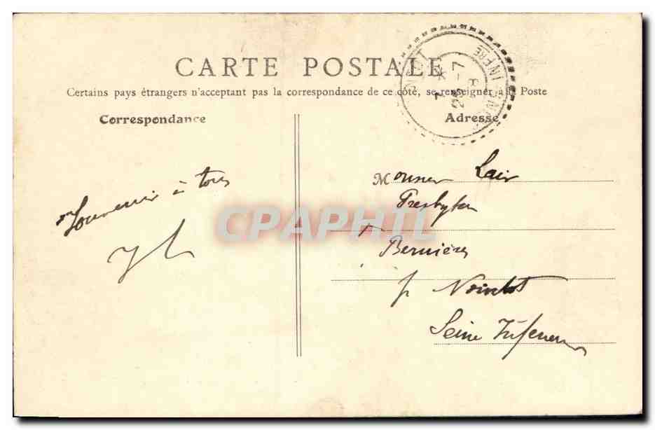 CPA Caen Eglise Saint Pierre Pourtour du Choeur — Rückseite