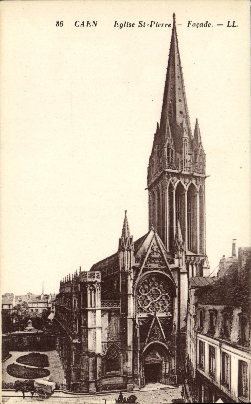 Cagn Église St-Pierre — Façade — LL. — N° 86