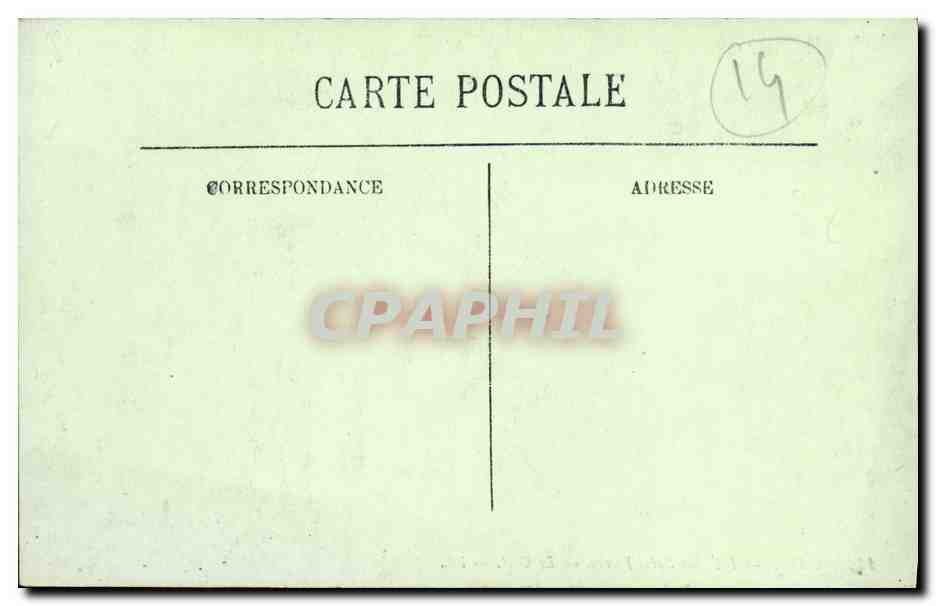 CPA Caen Eglise Saint Pierre Le cote — Verso