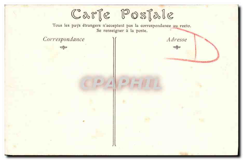CPA Caen Eglise Saint Pierre L Abside — Verso