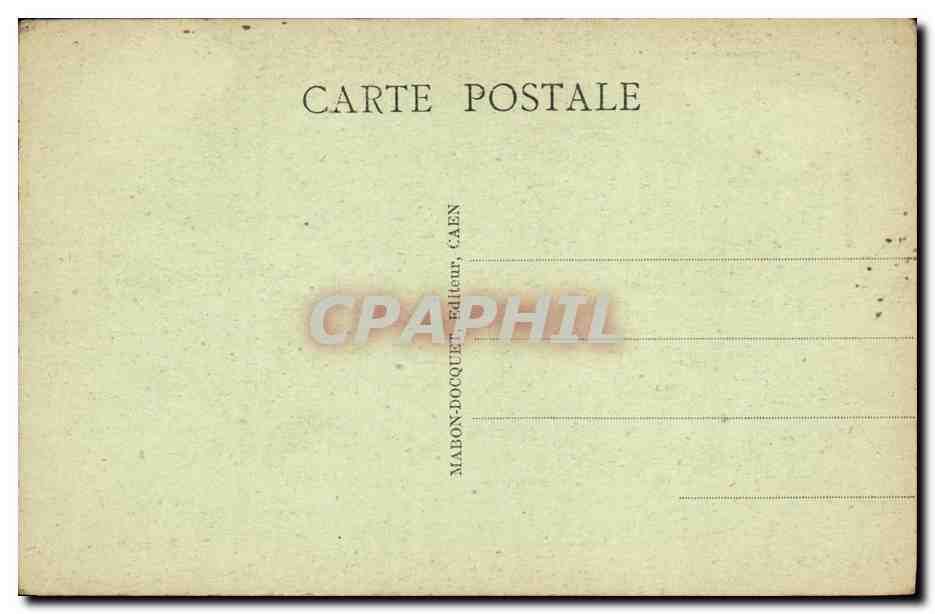 Caen - Abside et Clocher de l'Église Saint-Pierre — Mabon-Docquet, Éditeur, Caen, n°18 — Rückseite