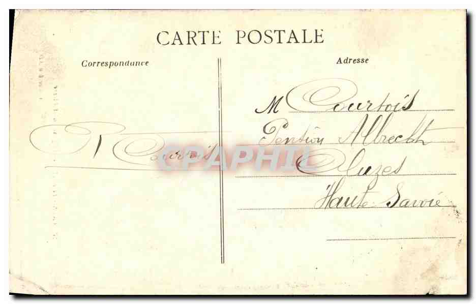 CPA Caen Clocher de l Eglise Saint Pierre — Verso