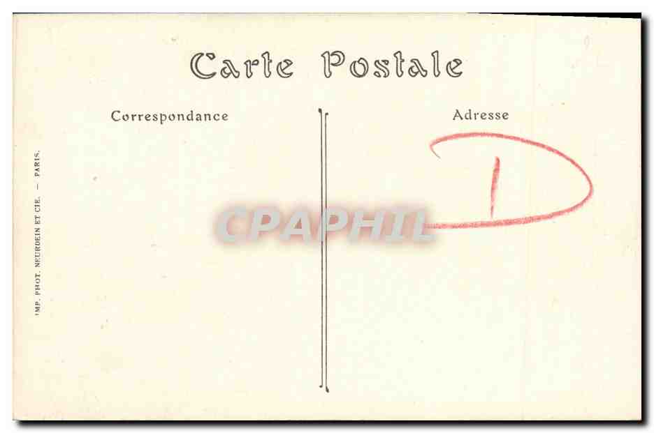 Caen — Abside de l'Église Saint-Pierre — IMP. PROT. NEURDEN ET CIE, PARIS — Verso