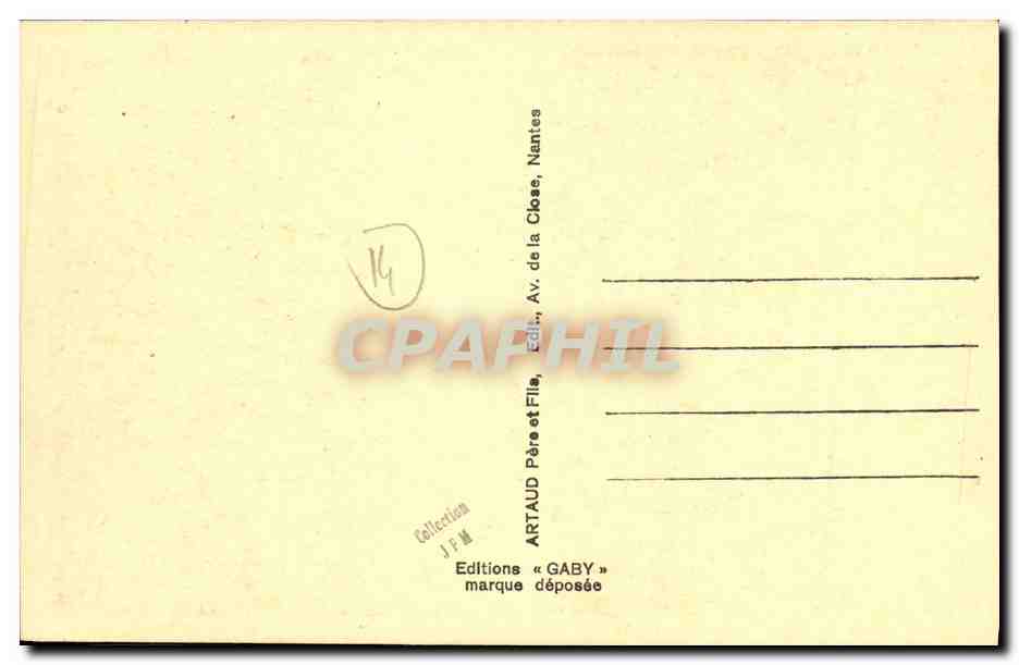 CPA Caen L Eglise Saint Pierre Militaria — Verso
