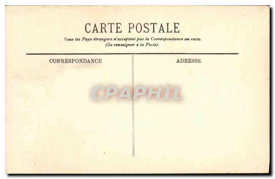 CPA Caen Abside L Eglise Saint Pierre Facade — Verso