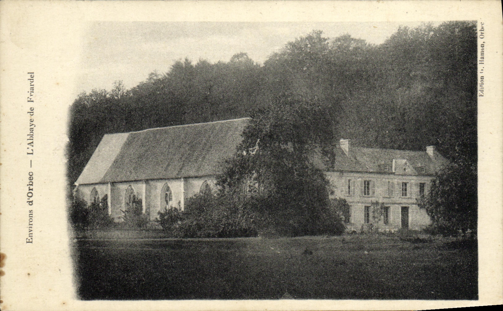 CPA Environs d Orbec L abbaye de Friardel