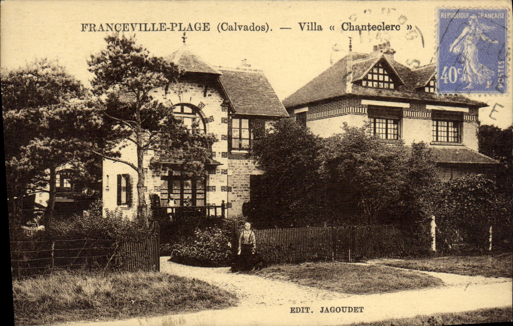 CPA Franceville Villa Chanteclerc