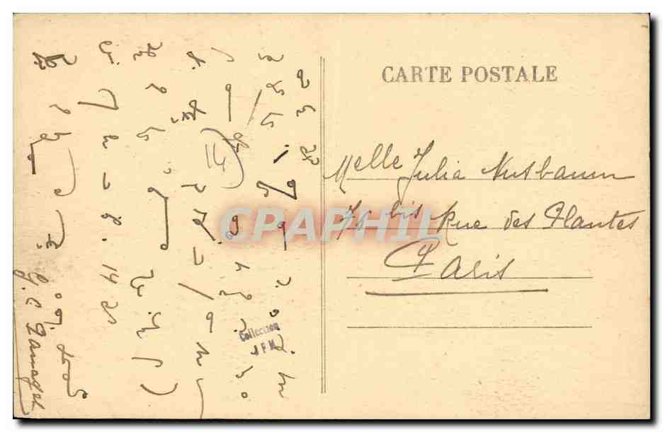 CPA Franceville Villa Chanteclerc — Verso