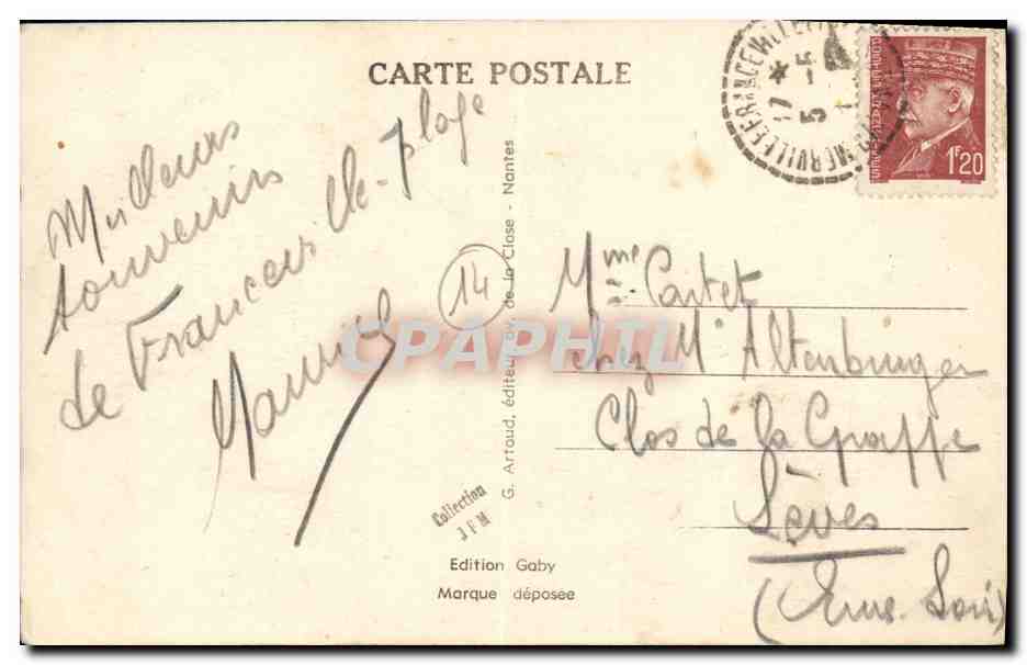 Franceville-Plage (Calvados) — La Plage — Gaby — Reverso