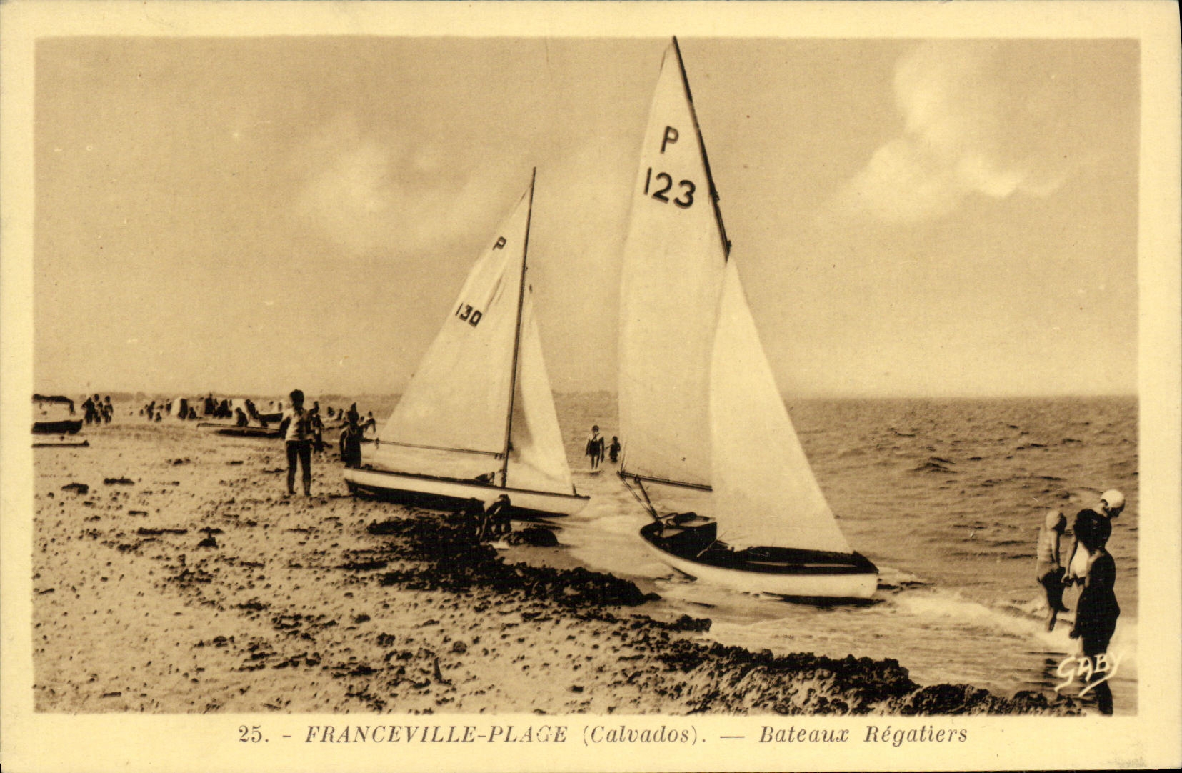 Franceville-Plage (Calvados) — Bateaux Régatiers — Gaby