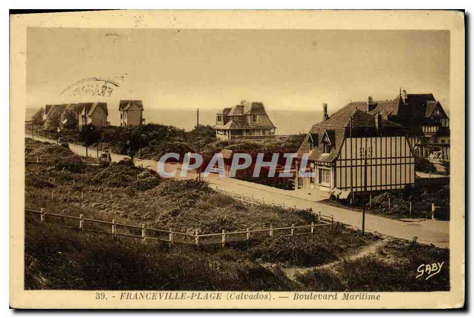 CPA Franceville Plage Boulevard Maritime