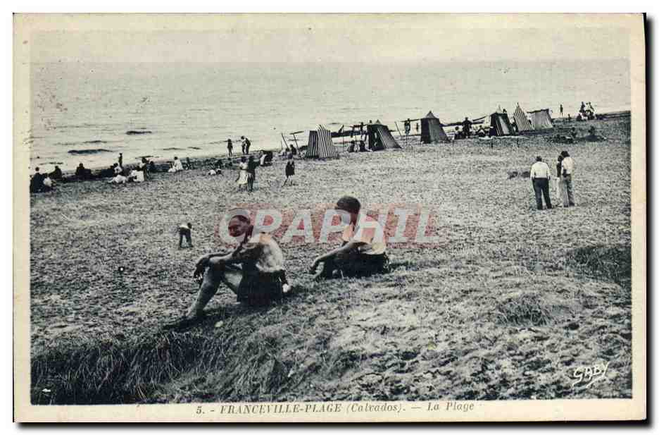 CPA Franceville Plage La Plage