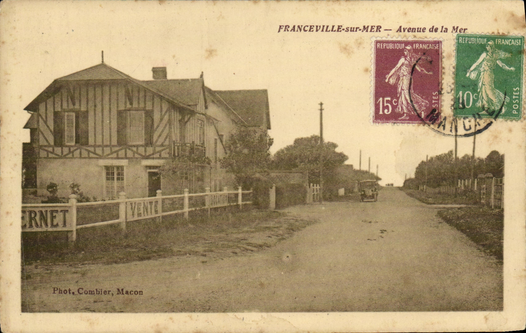 Franceville-sur-Mer — Avenue de la Mer — Phot. Combier, Macon