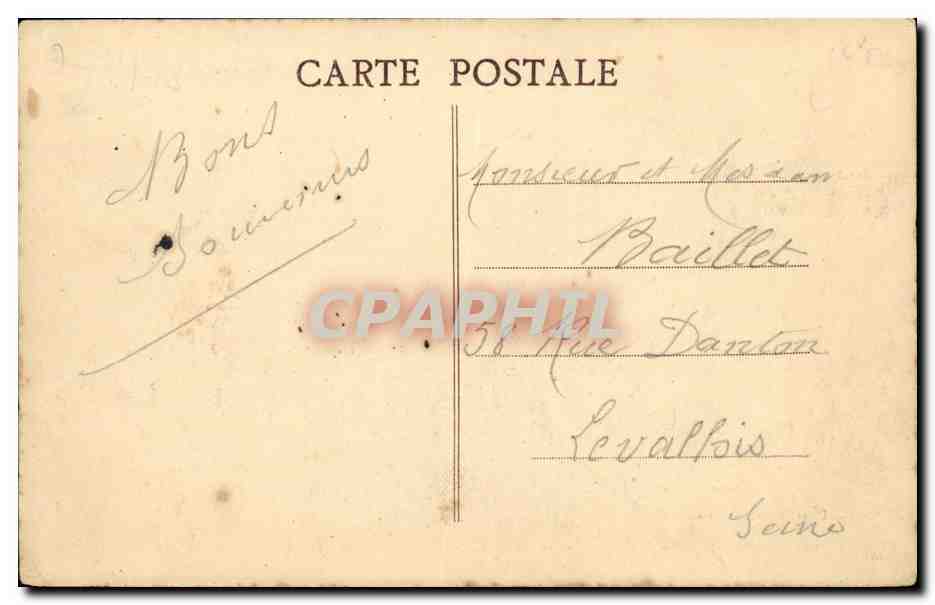 Franceville-sur-Mer — Avenue de la Mer — Phot. Combier, Macon — Rückseite