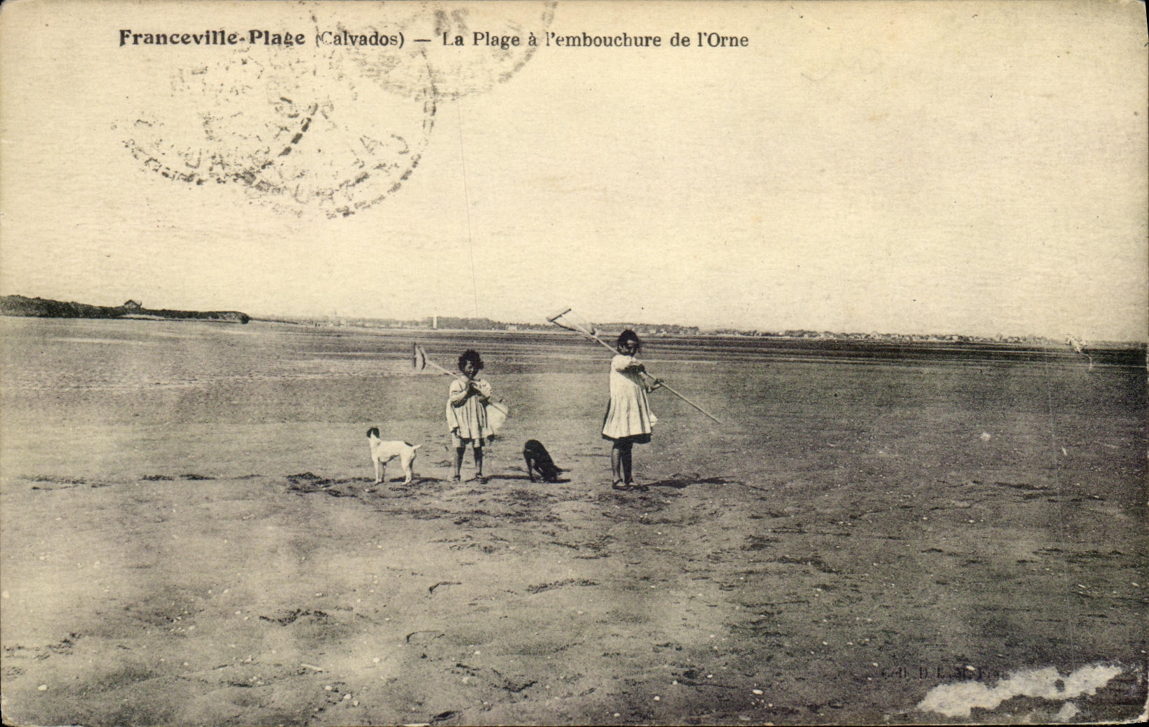Franceville-Plage (Calvados) — Die Strände am Mündungsgebiet der Orne — Verleger H. D. L.