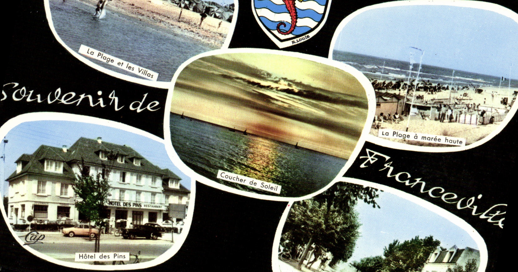 Franceville — Souvenir de la Plage et les Villas — Compagnie des Arts Photomécaniques