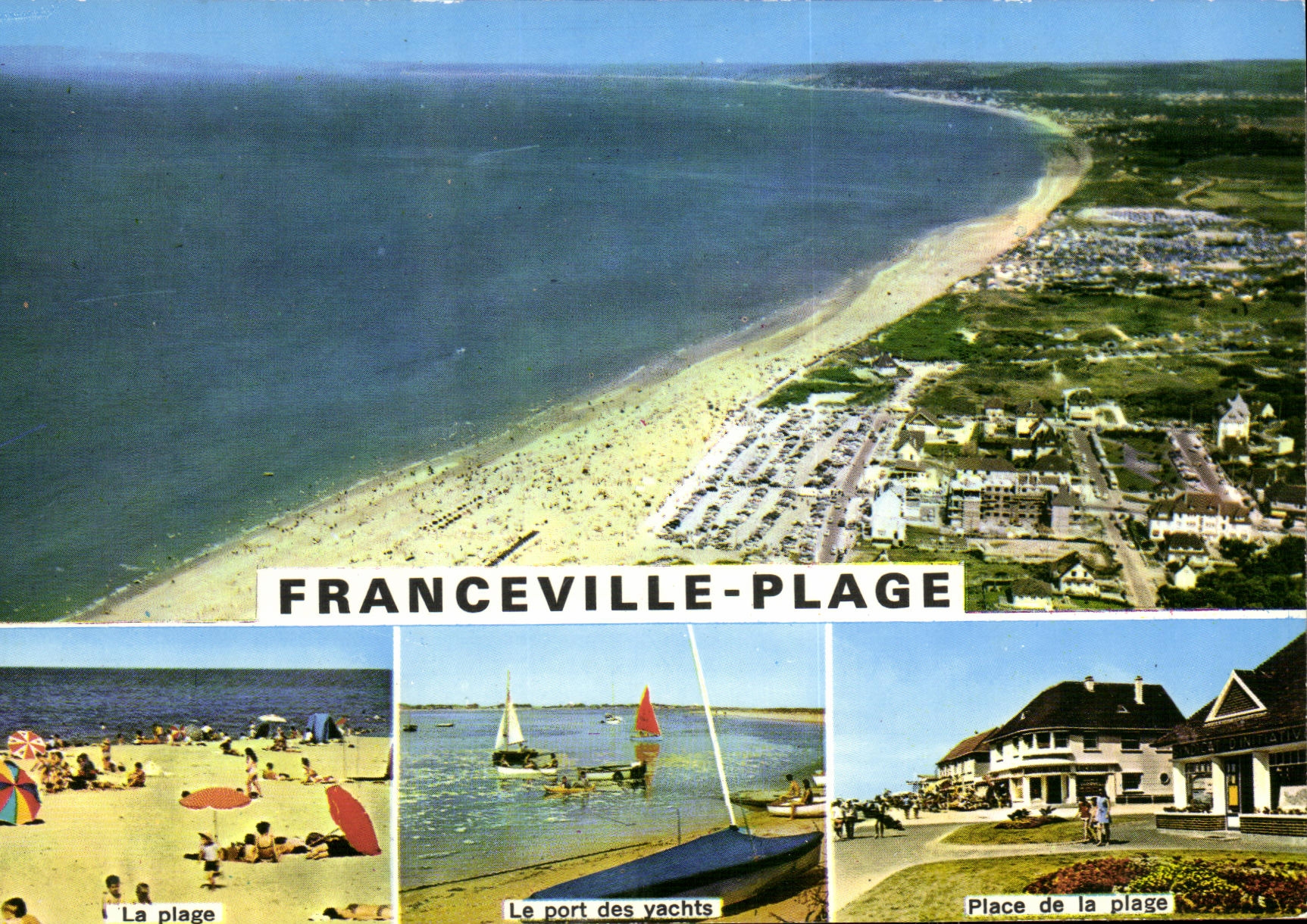 CPM Franceville Plage Port des yachts Place de la plage
