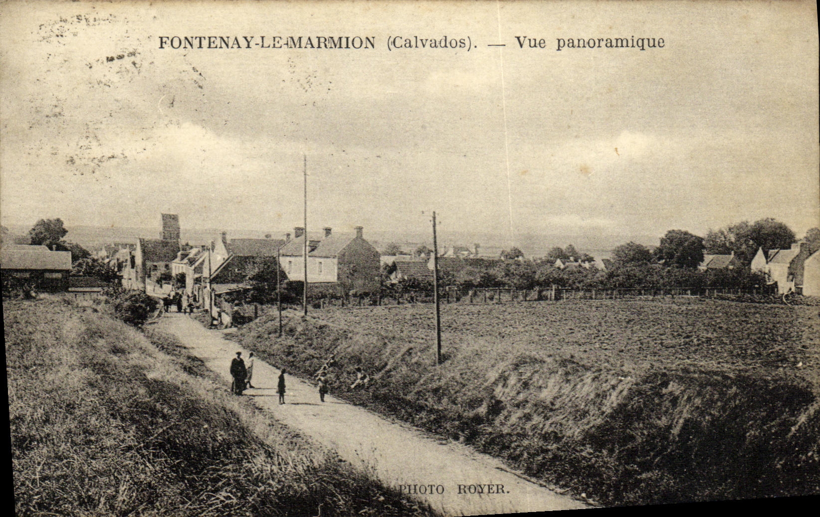 Fontenay-le-Marmion (Calvados) — Vue panoramique — Photo Royer
