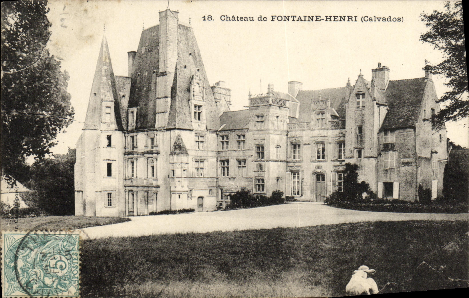 CPA Chateau de Fontaine Henri