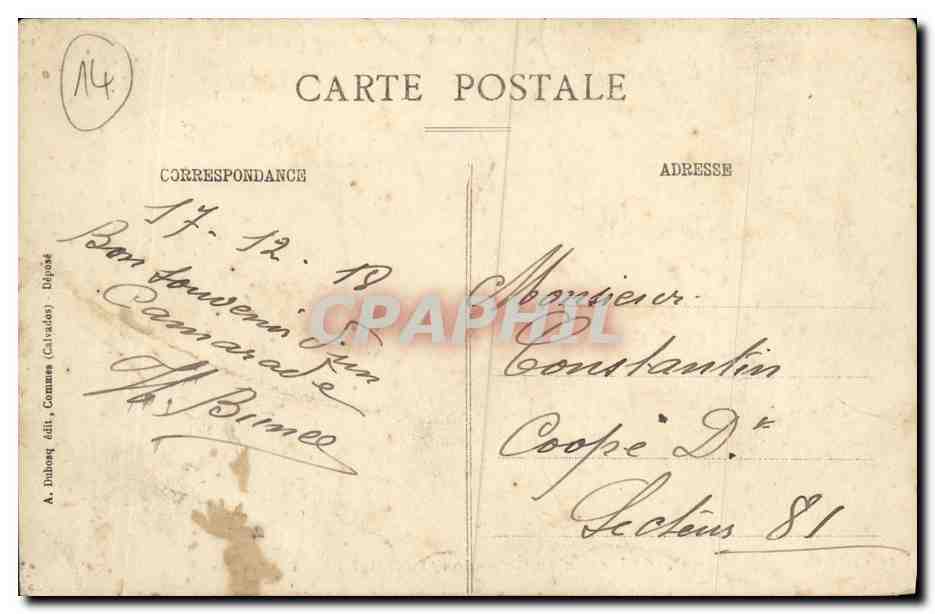 Châteaux du Calvados - FONTAINE-HENRY - Le Salon — Rückseite