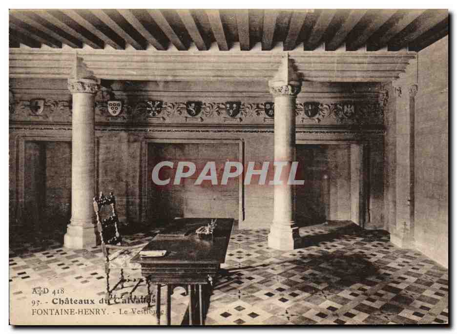 Châteaux du Calvaïdos - Le Vestibule — A. Duboq, éditeur, n° 95