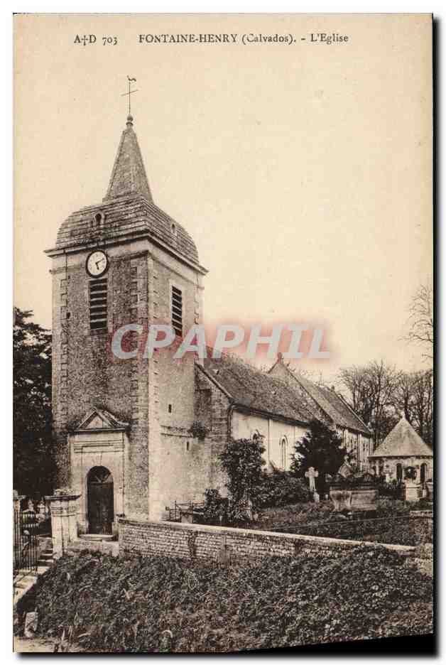 Fontaine-Henry (Calvados) — L'Église — A. Duboisy, édit., Commes (Calvados)