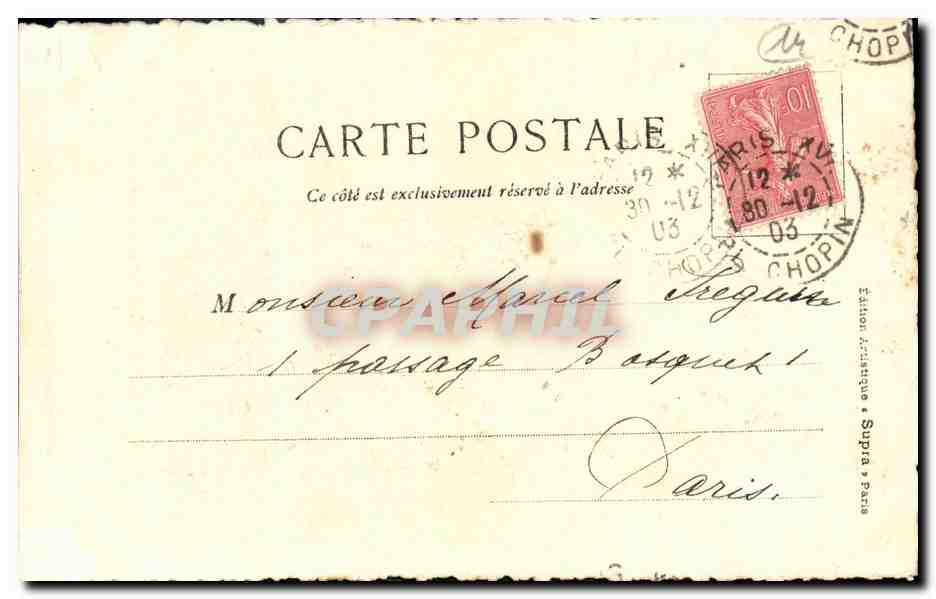 CPA Chateau de Fontaine Etoupefour XV e siecle — Verso