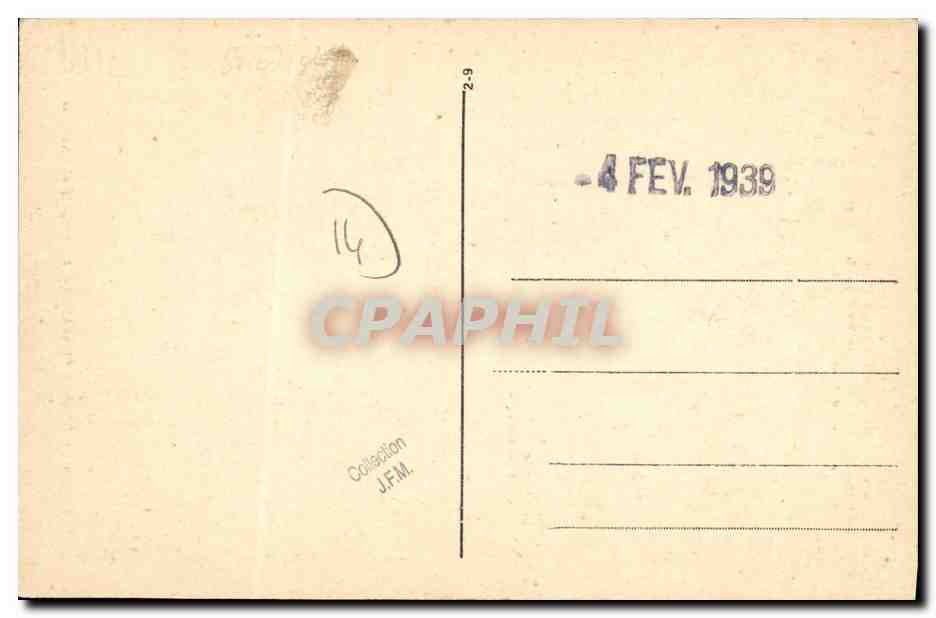 Église de Fierville-et-Bray-la-Campagne (Calvados) — souvenir de l'Abbé Chantereau décédé en 1935 — éditeur non visible — Rückseite